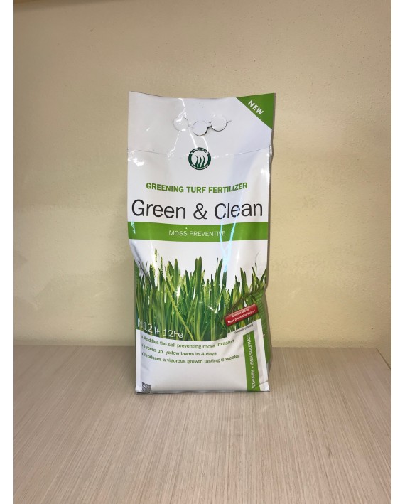 Green e Clean - Rinverdente ed integratore di ferro anti muschio